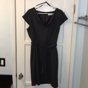 Calvin Klein Size 14 gray sheath dress
